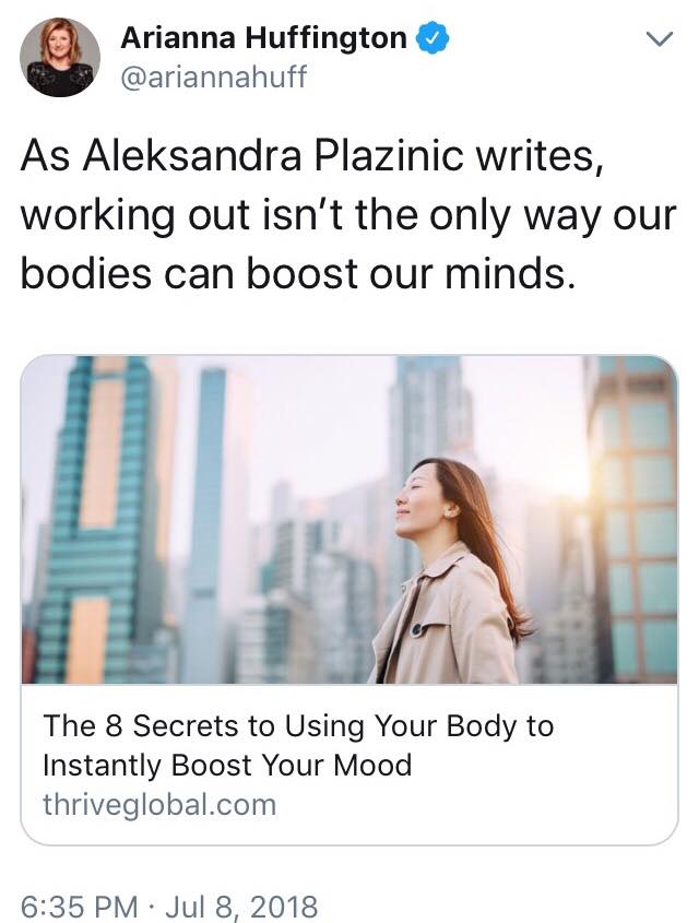 APlazinic Arianna Huff Thrive Global